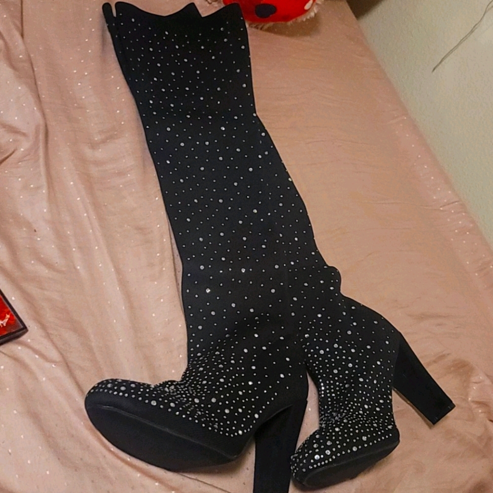 Rhinestone boots